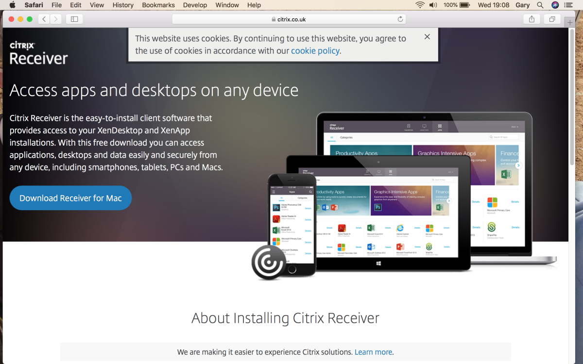 Citrix Receiver 12.7 For Mac Download